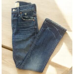 Mother | Insider ankle in "Mile High" dark denim wash jeans | size 24